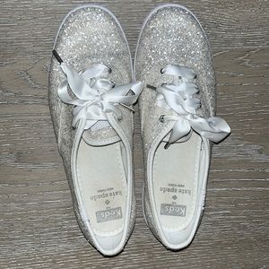 Keds Kate Spade ♠️ glitter canvas shoes